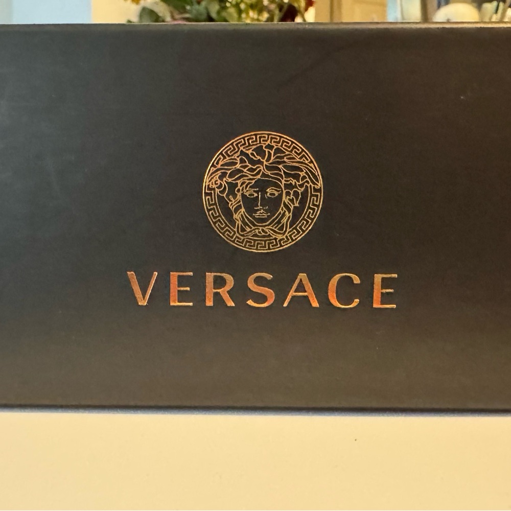 Versace Gold and Brown Sunglasses with Gradient Lenses - Picture 3 of 6